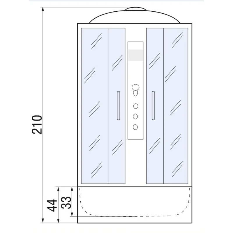 Душевая кабина River Desna 90x90 MT 10000002157 