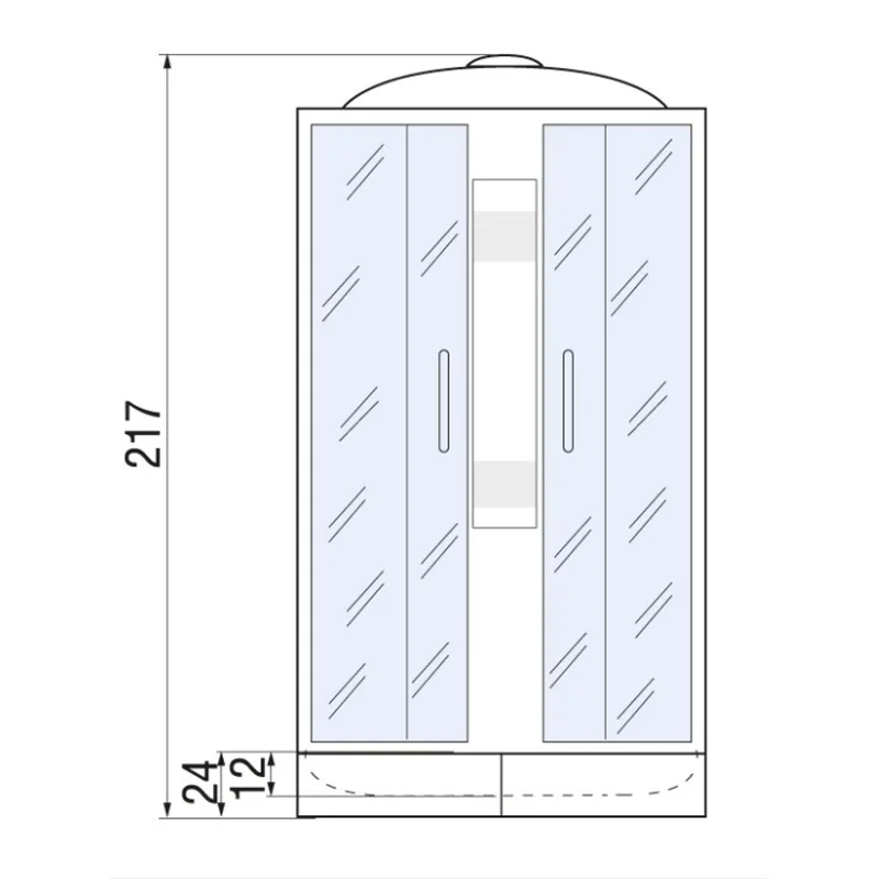 Душевая кабина River Lena 90x90 МТ 10000000027 