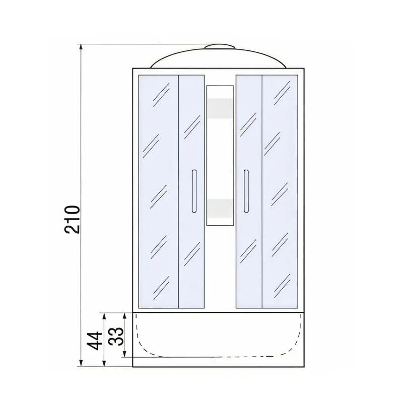 Душевая кабина River Nara 100x100 МТ 10000002324 
