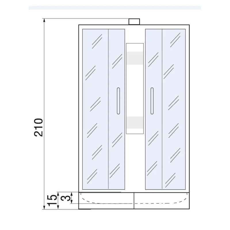 Душевая кабина River Nara Light 90x90 МТ Б/К 10000002911 