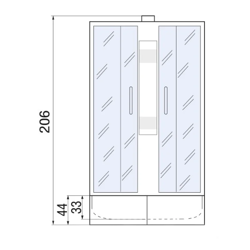 Душевая кабина River Nara 90x90 МТ Б/К 10000002331 