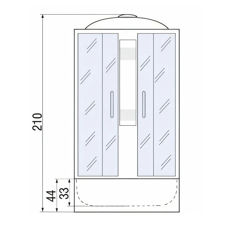 Душевая кабина River Nara Light 90х90 MT 10000003575 