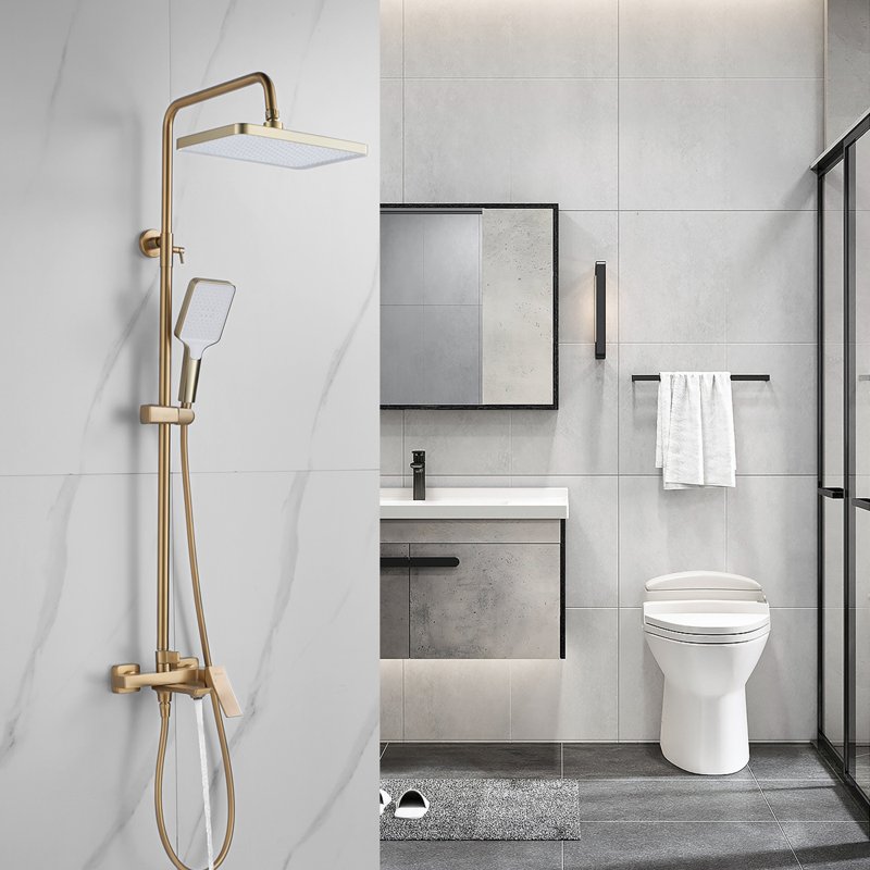 Душевая система Shevanik S9136H, черный