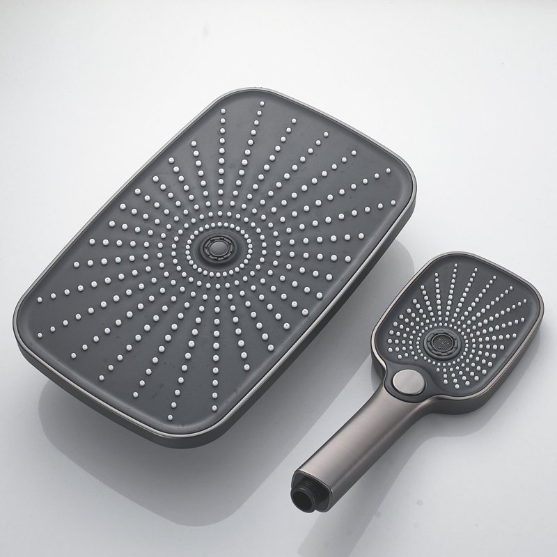 Душевая система Shevanik S7036H, черный