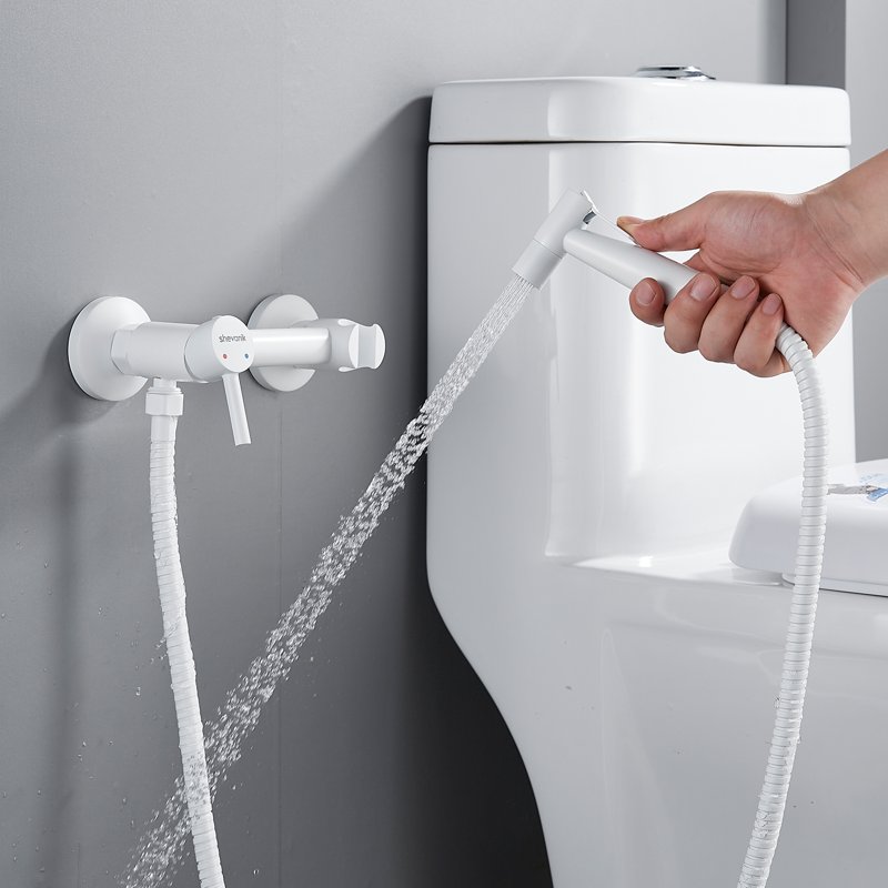 Гигиенический душ со смесителем Shevanik S127H, черный