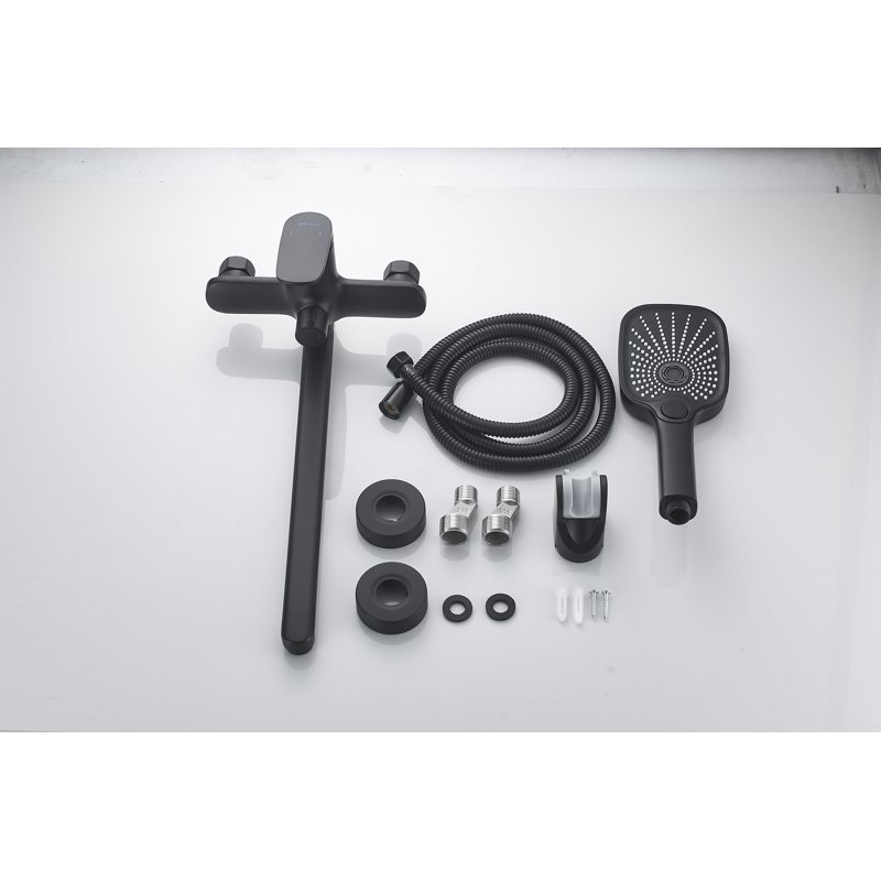 Смеситель для ванны Shevanik S8522H, черный