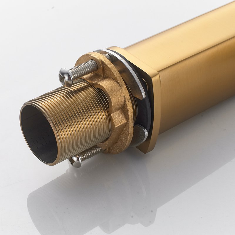 Смеситель для раковины Shevanik S4201G, золотой сатин