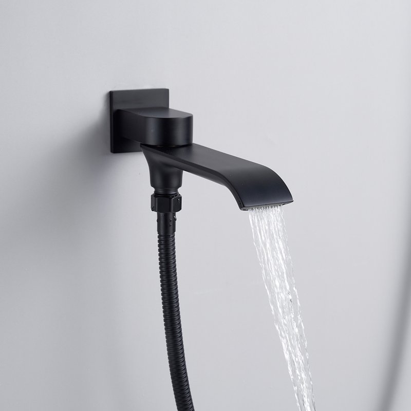 Душевая система встраиваемая Shevanik S4135H, черный