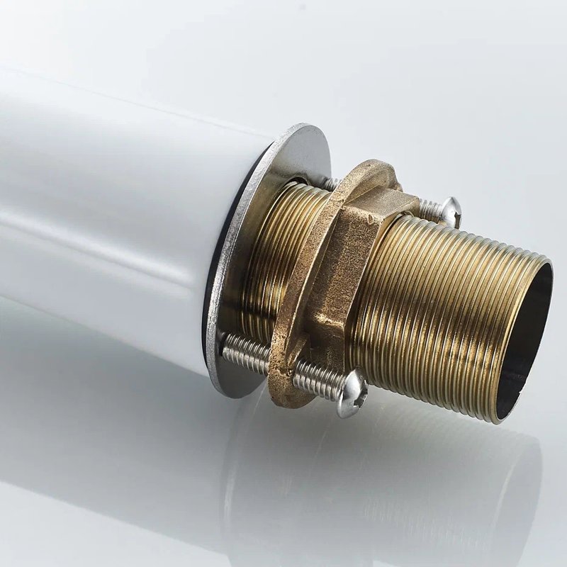 Смеситель для раковины Shevanik S9801F, белый/хром