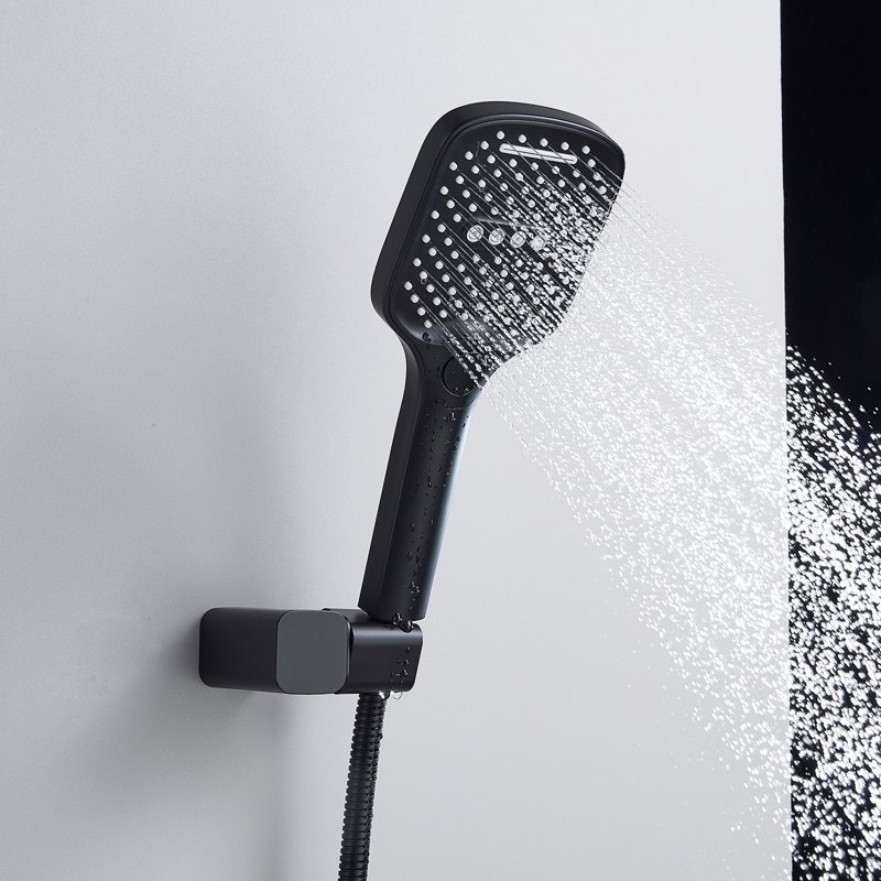 Душевая система встраиваемая Shevanik S4035H, черный