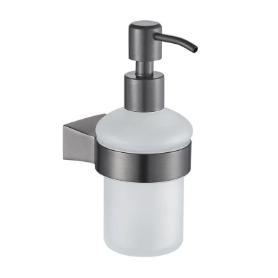 Дозатор жидкого мыла Shevanik SG5744T, оружейная сталь