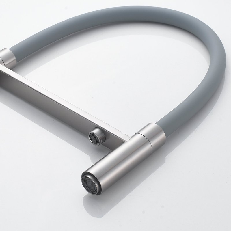 Смеситель для кухни с подключением фильтра Shevanik S178L, сатин