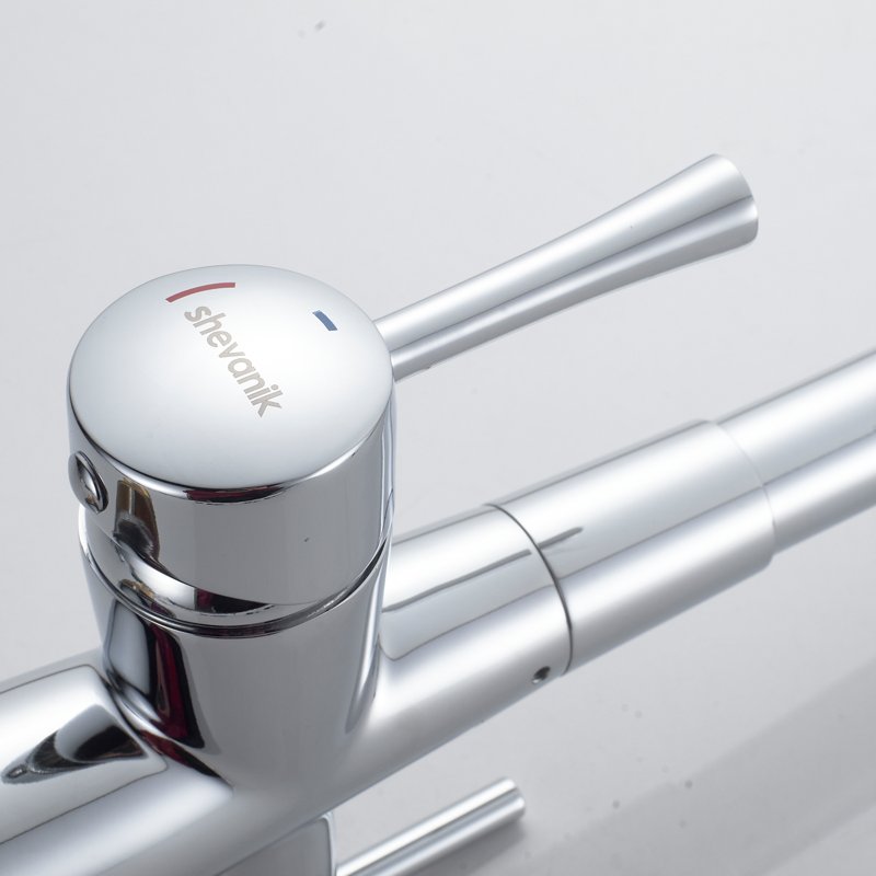 Смеситель для кухни с подключением фильтра Shevanik S528, хром