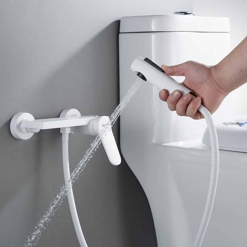 Гигиенический душ со смесителем Shevanik S9605H-1, черный