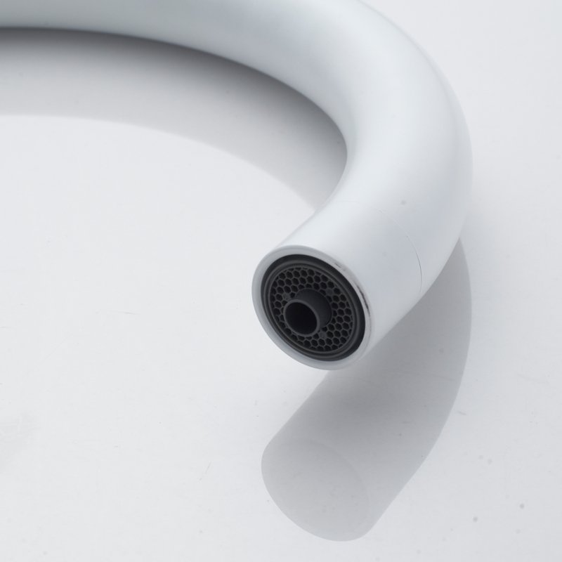 Смеситель для кухни с подключением фильтра Shevanik S428C, белый