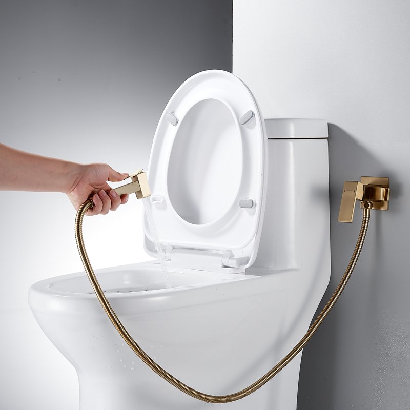 Гигиенический душ со смесителем Shevanik S147H, черный