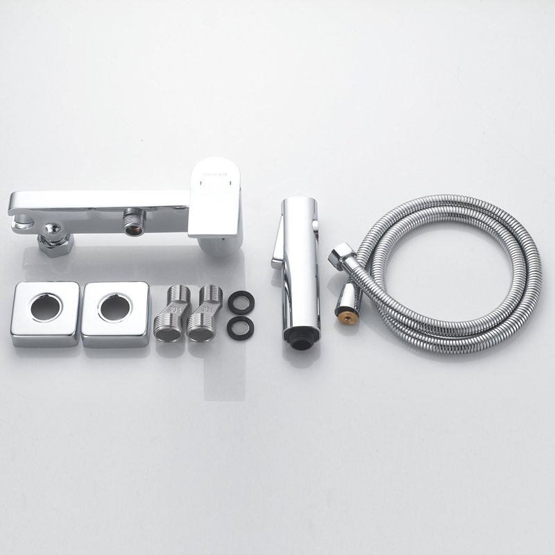 Гигиенический душ со смесителем Shevanik S107Q, бронза