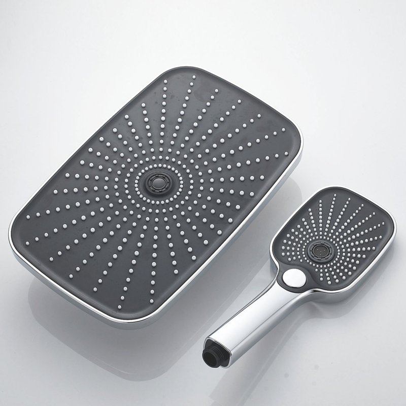 Душевая система Shevanik S6836H, черный