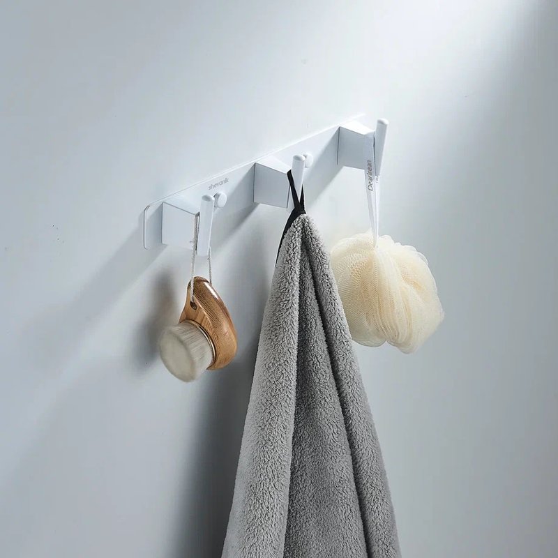 Планка с 3 крючками Shevanik SG5731C, белый