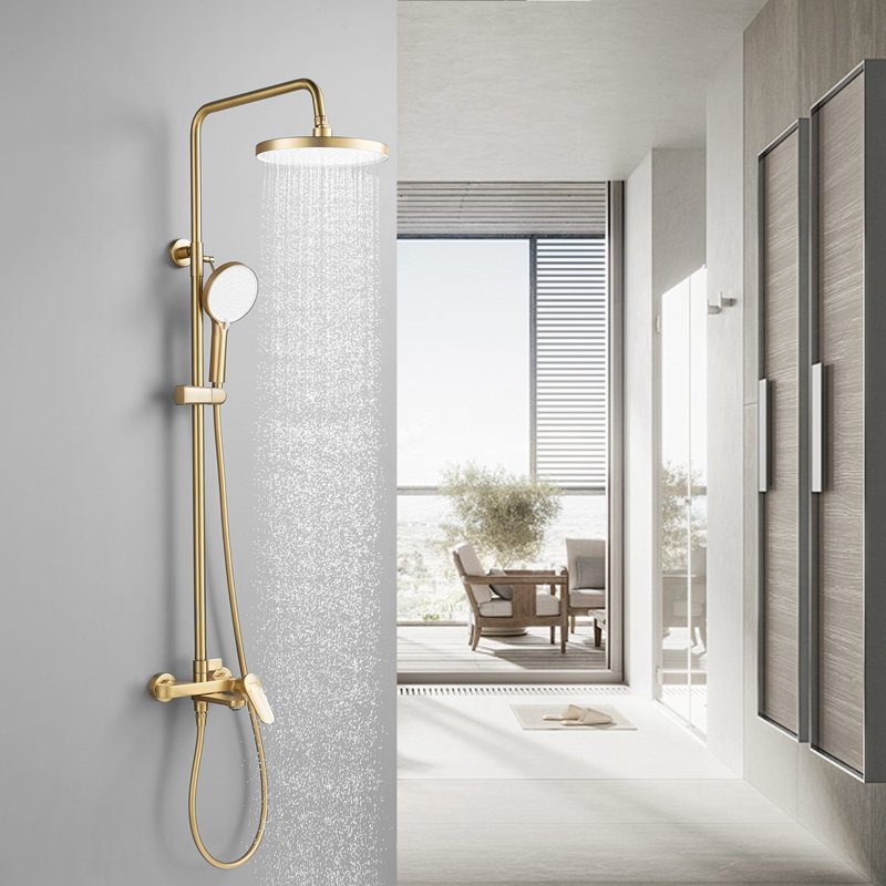 Душевая система Shevanik S8436, хром