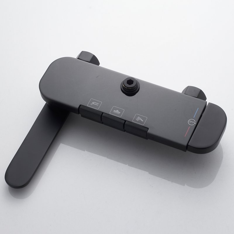 Душевая система Shevanik S9636H, черный