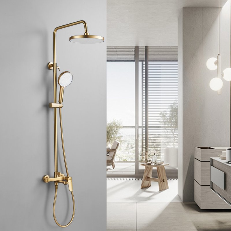 Душевая система Shevanik S8436, хром