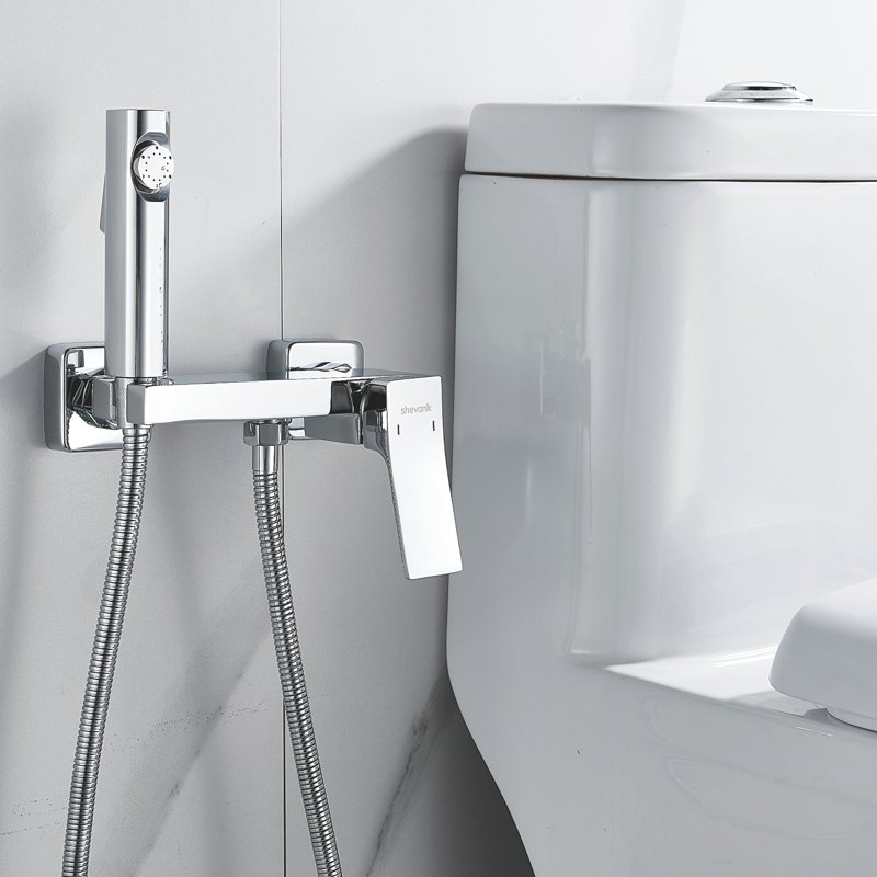 Гигиенический душ со смесителем Shevanik S8105-1, хром