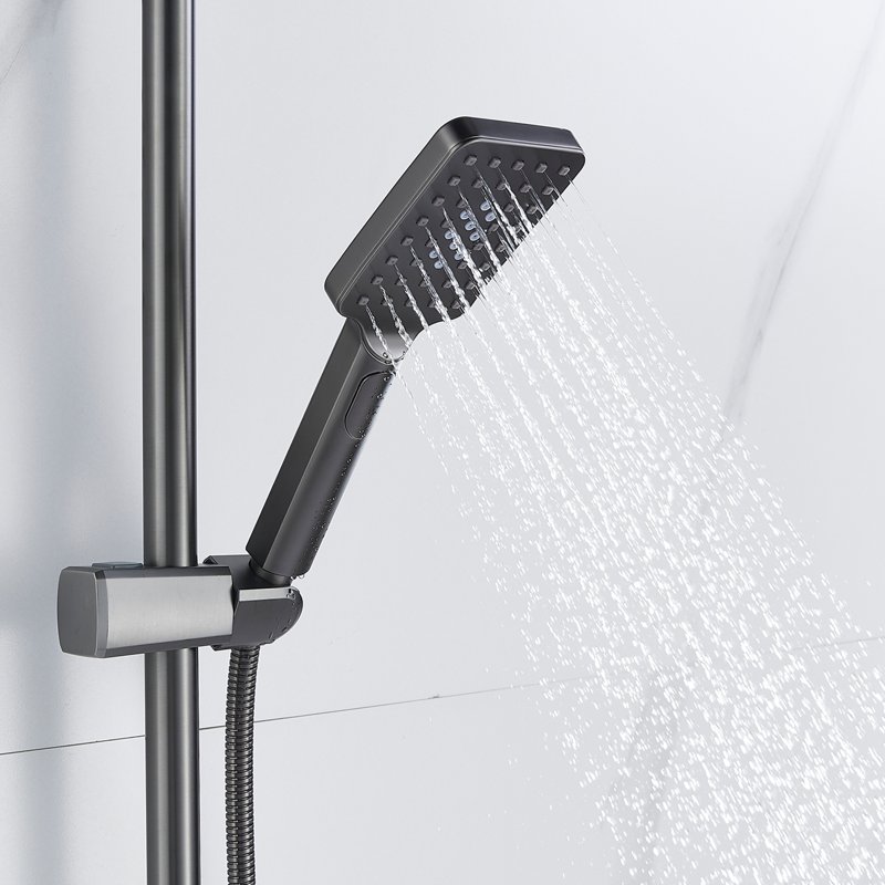 Душевая система Shevanik S8136H, черный