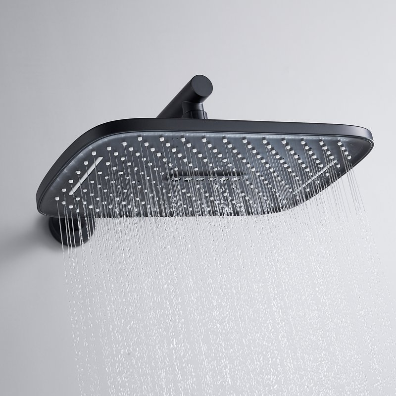 Душевая система встраиваемая Shevanik S4135H, черный