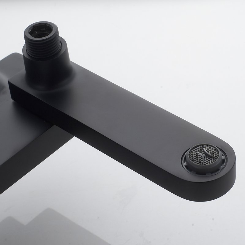 Душевая система Shevanik S8836H, черный