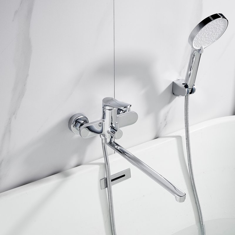 Смеситель для ванны Shevanik S4322, хром