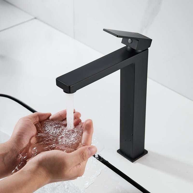 Смеситель для раковины Shevanik S9611H, черный