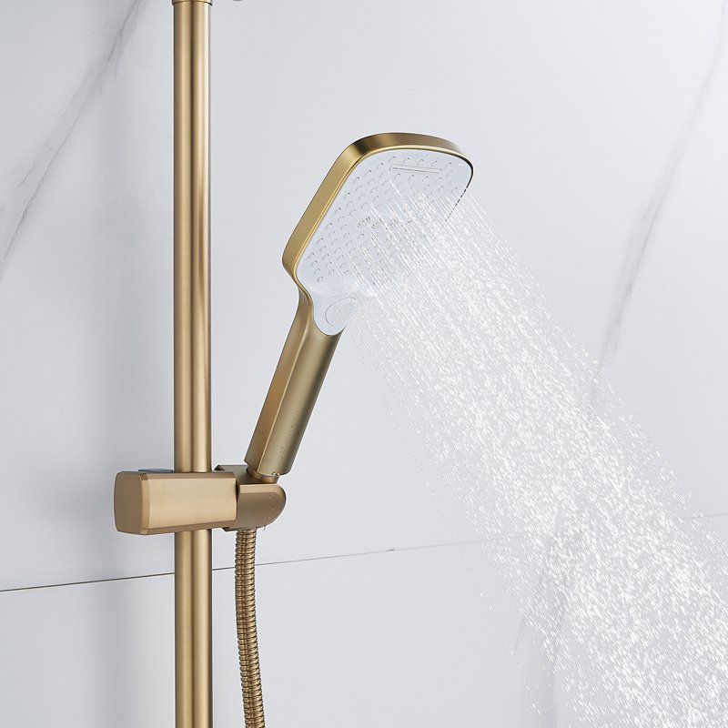 Душевая система Shevanik S8536H, черный