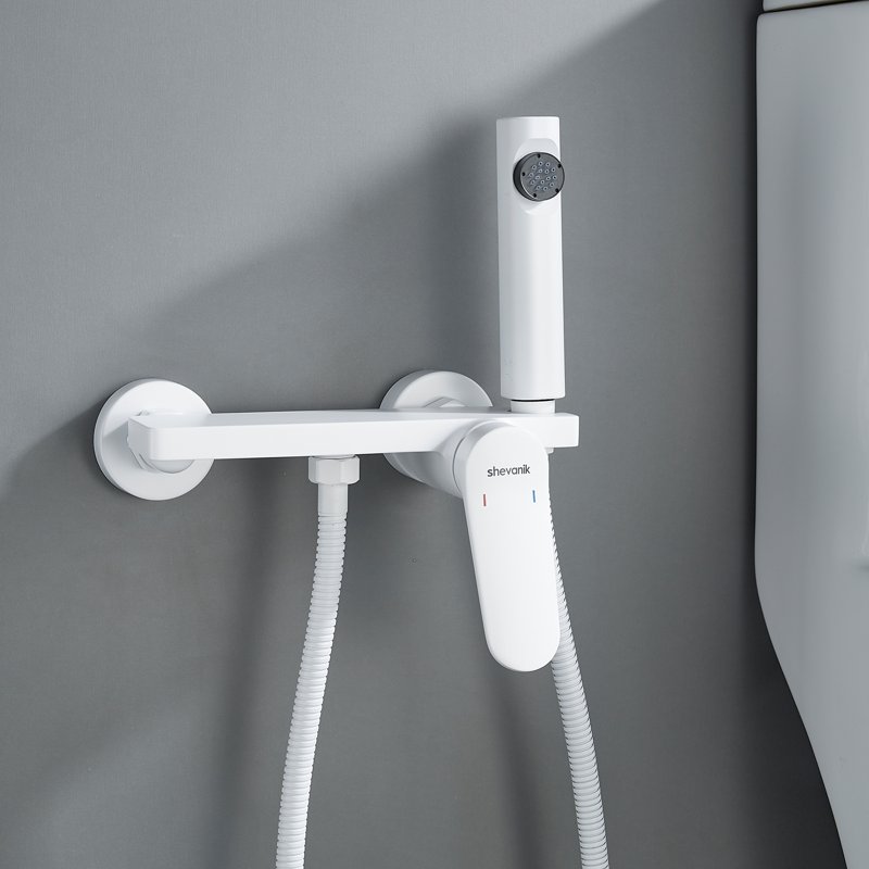 Гигиенический душ со смесителем Shevanik S9605H-1, черный