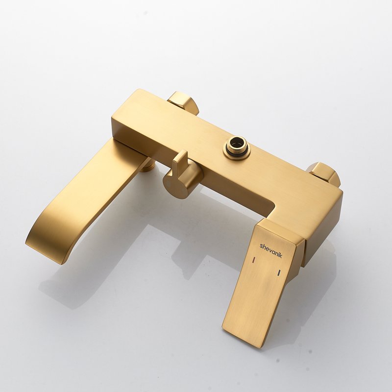 Душевая система Shevanik S8536T, оружейная сталь