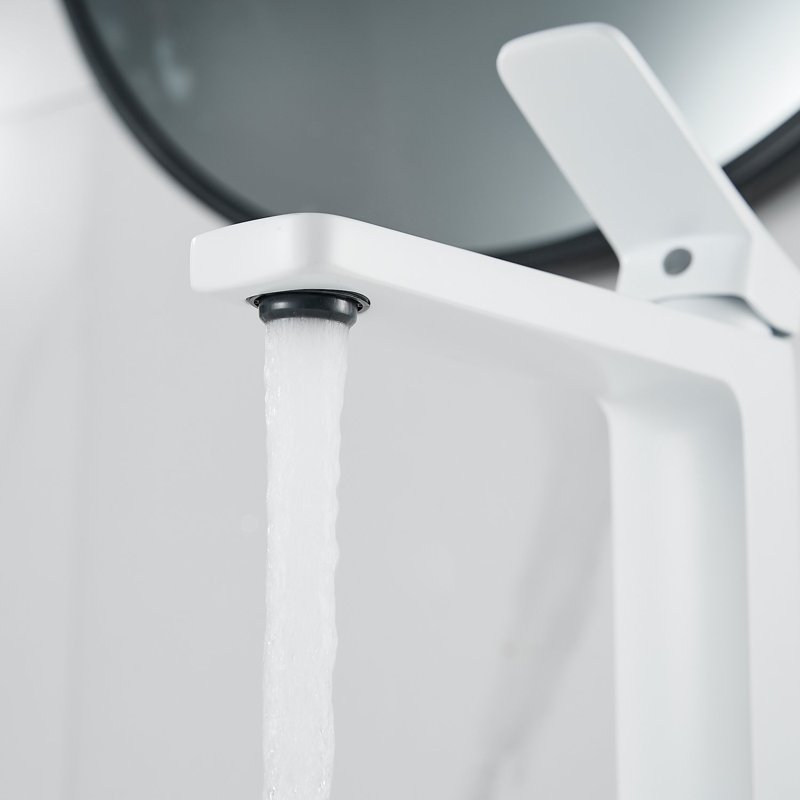 Смеситель для раковины Shevanik S9911C, белый