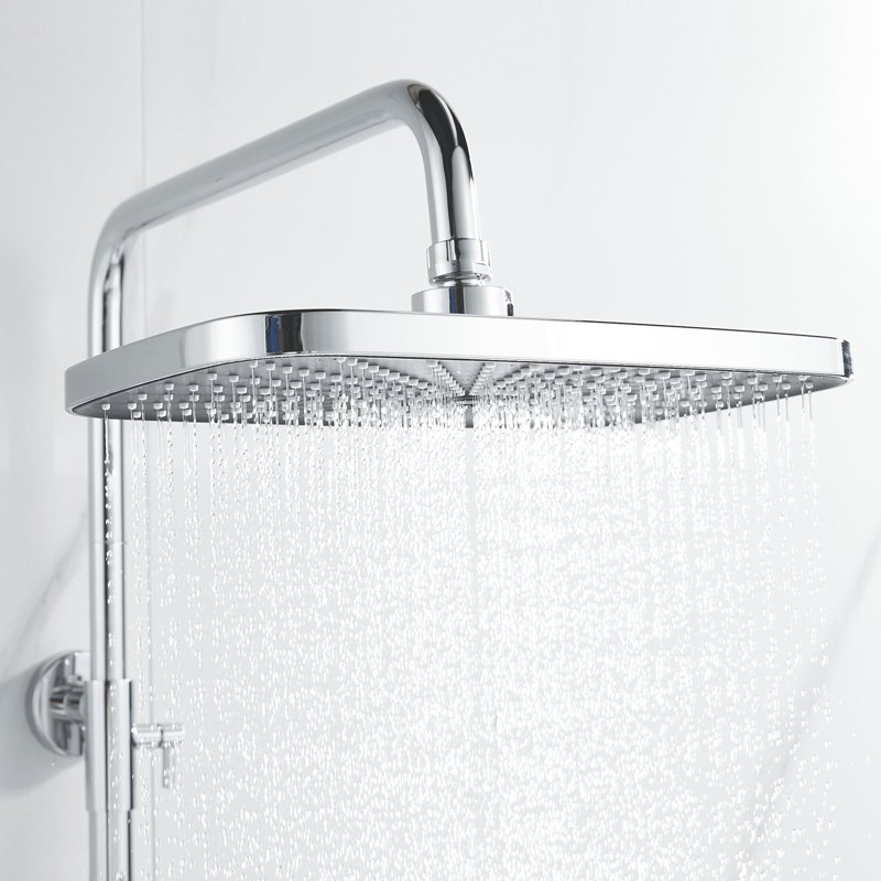 Душевая система Shevanik S6836H, черный