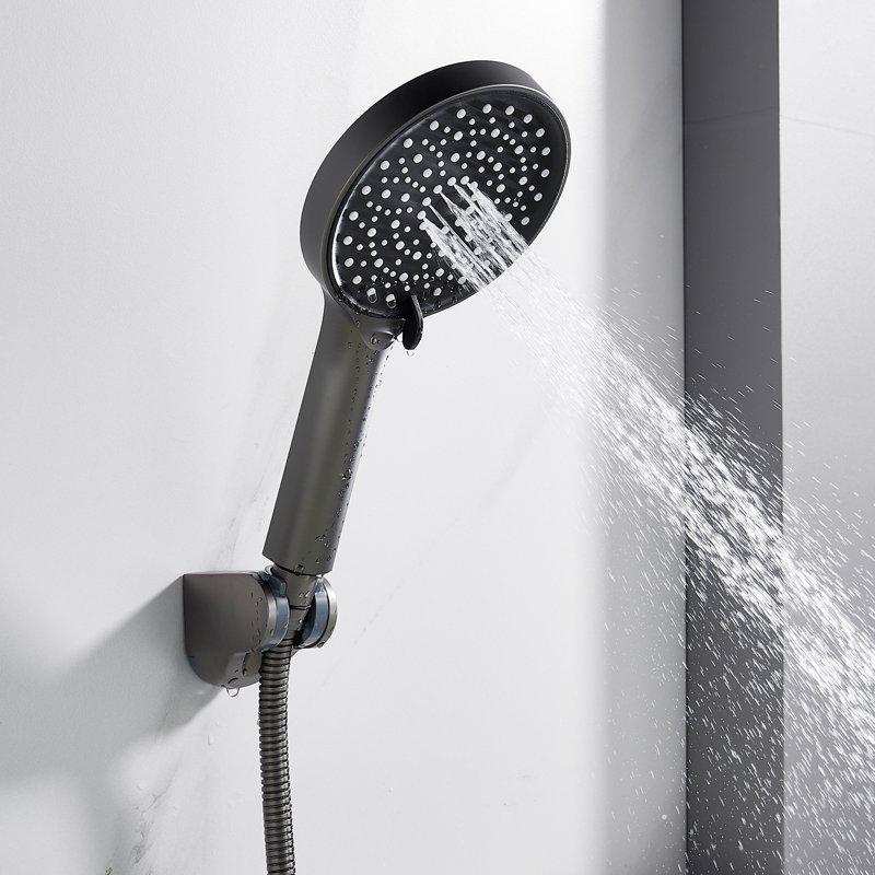 Смеситель для ванны Shevanik S4322T, оружейная сталь