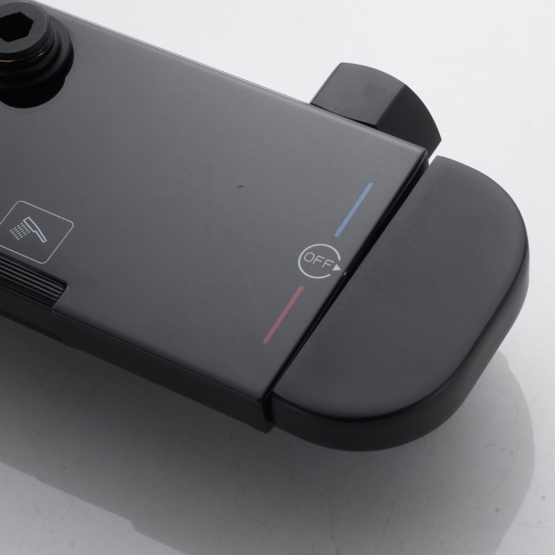 Душевая система Shevanik S9636H, черный