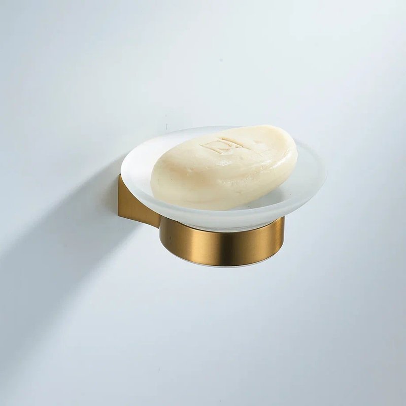 Мыльница Shevanik SG5703G, золотой сатин