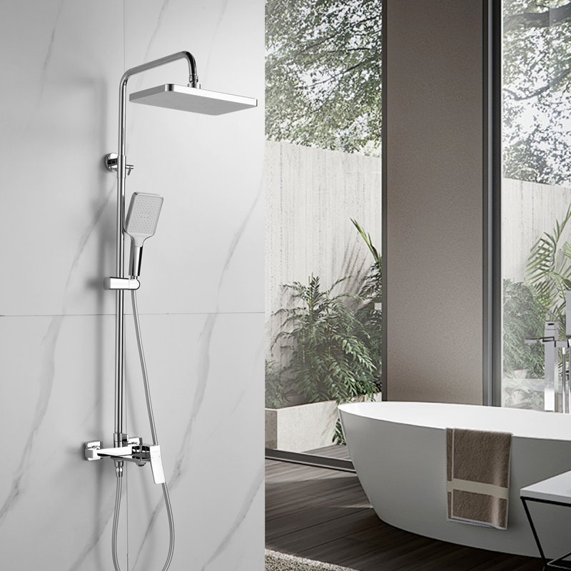 Душевая система Shevanik S9036H, черный