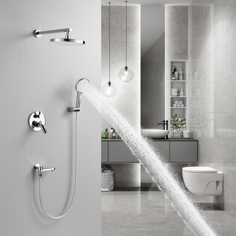 Душевая система встраиваемая Shevanik S4335, хром