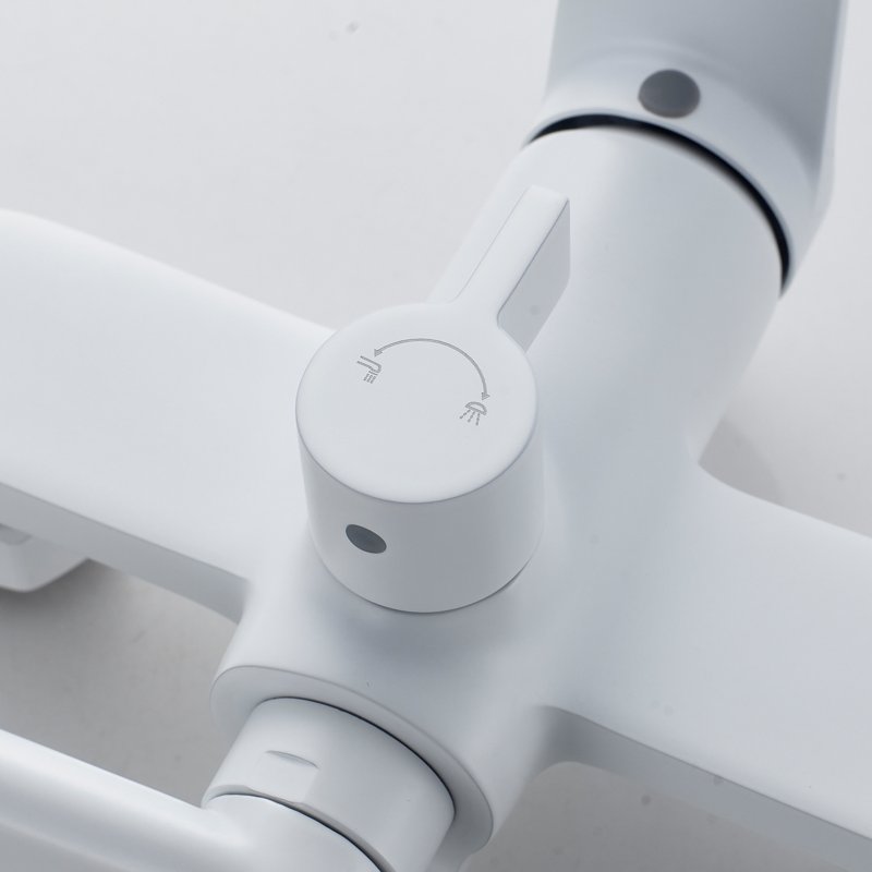 Смеситель для ванны Shevanik S4322C, белый