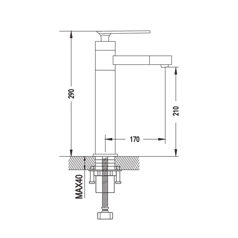 Смеситель для раковины с поворотным носиком Shevanik S6611F, белый/хром