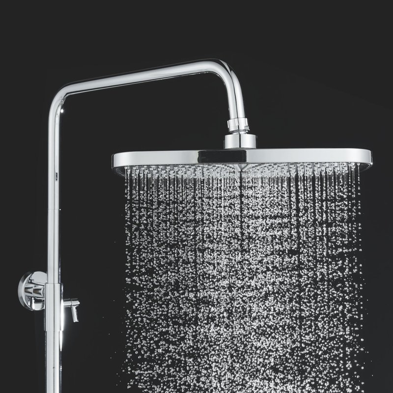 Душевая система Shevanik S6836H, черный