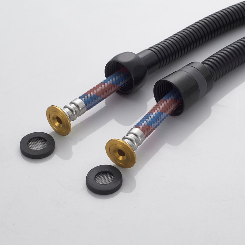 Гигиенический душ со смесителем Shevanik S6805T-1, оружейная сталь