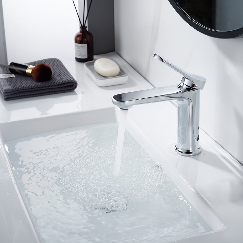 Смеситель для раковины Shevanik S4301, хром