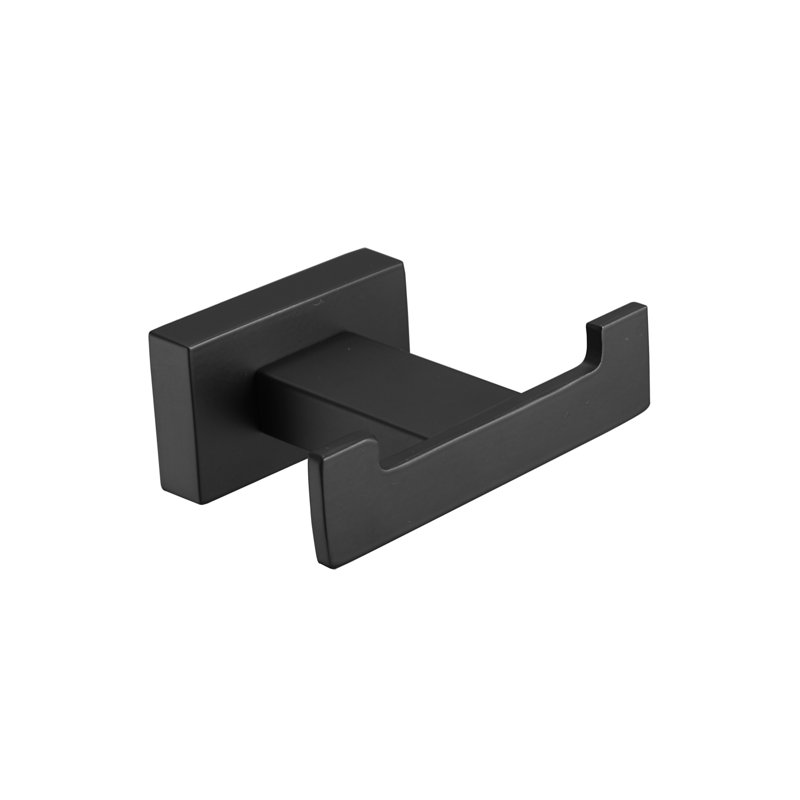Крючок для ванной комнаты двойной Shevanik SG5621H, черный Крючок для ванной комнаты двойной Shevanik SG5621H, черный