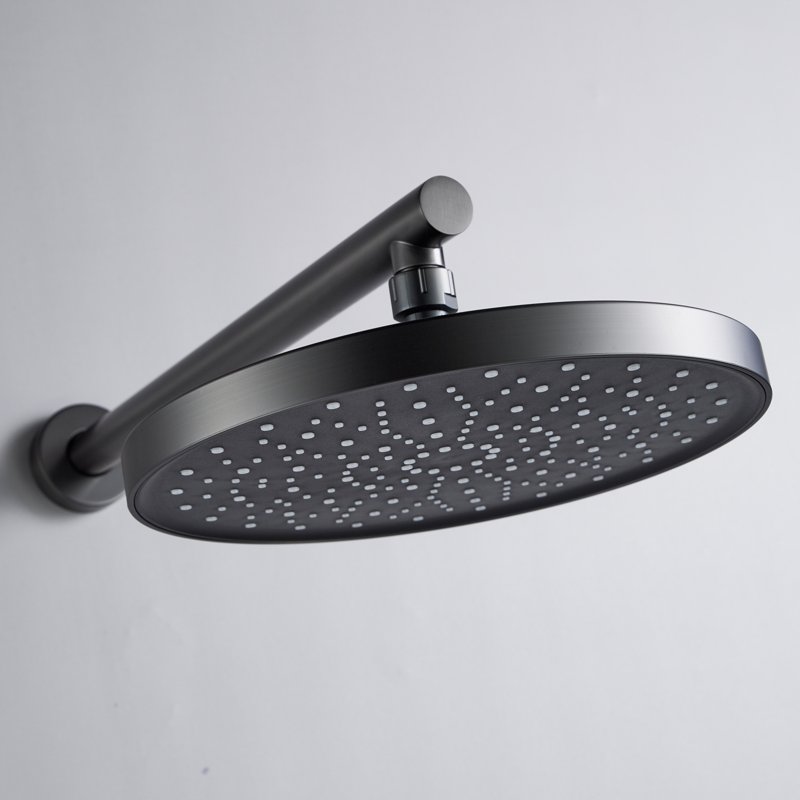 Душевая система встраиваемая Shevanik S4335T, оружейная сталь