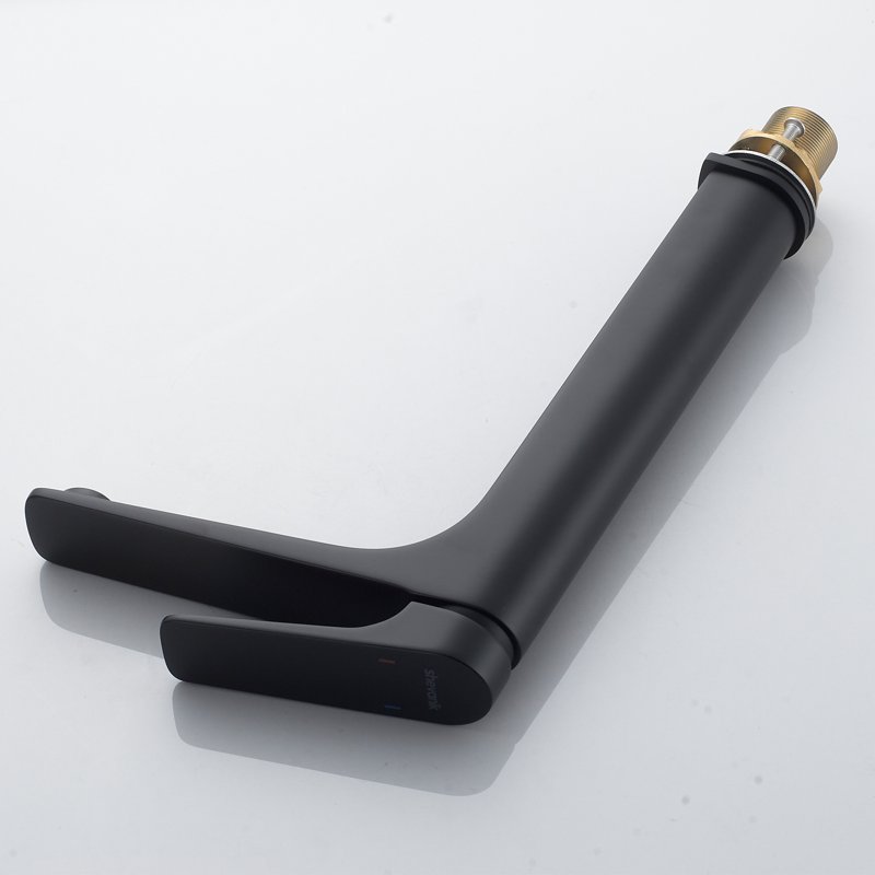 Смеситель для раковины высокий Shevanik S4211H, черный